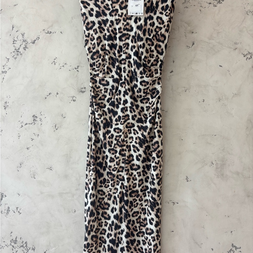Leopard Print Maxi Dress